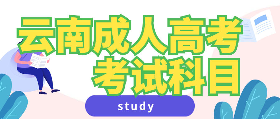 云南省成人高考有哪些考试科目？